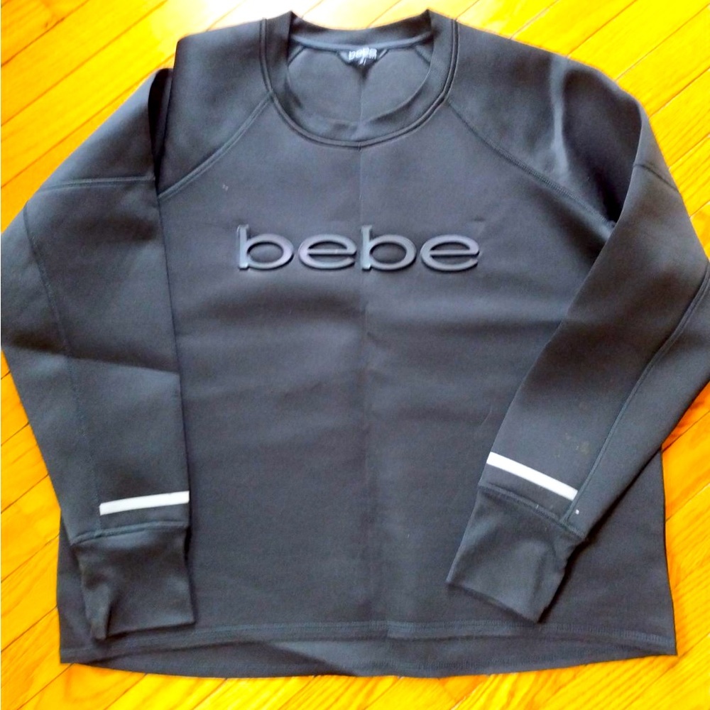 Bebe reflective scuba sweatshirt
